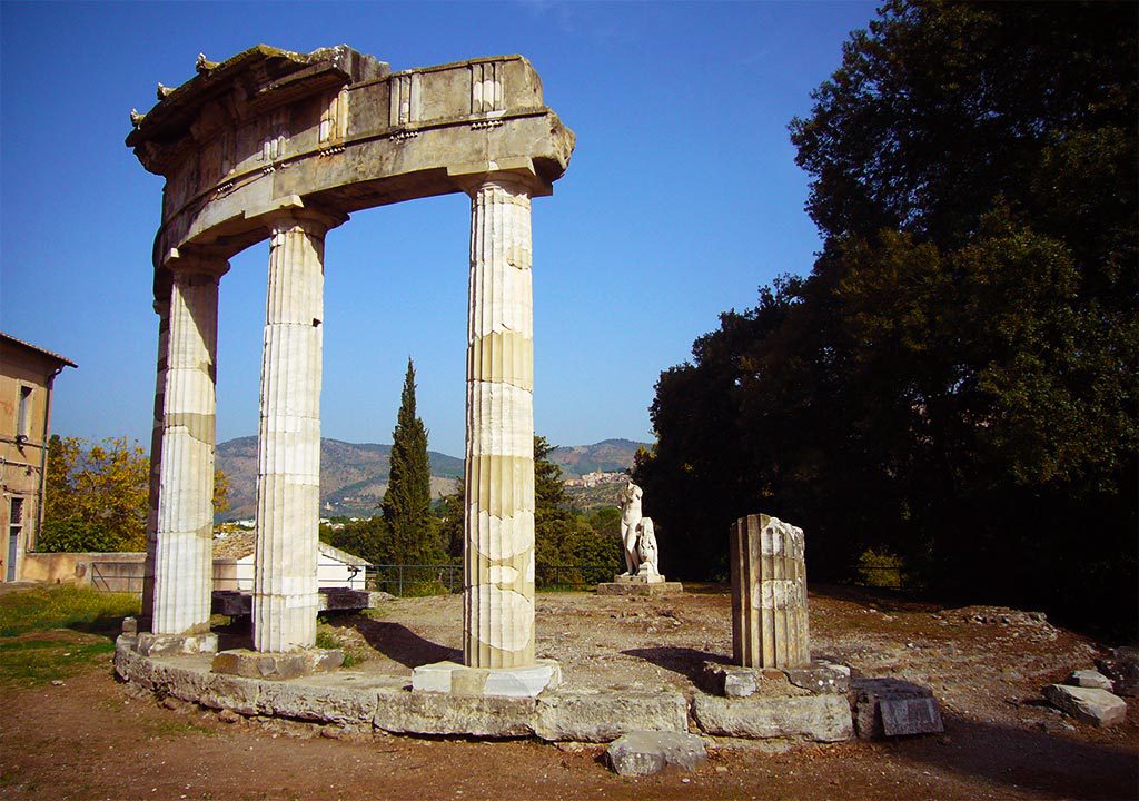 Templo de Venus en Villa Adriana