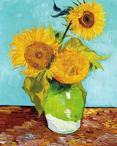 Van Gogh, Tres girasoles